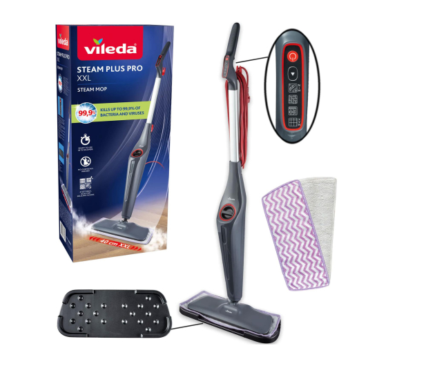 Vileda Mop parowy Steam Plus Pro XXL - 1589734 - zdjęcie 2